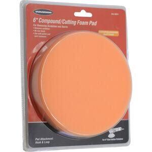 Warrior 6" Compound Cutting Foam Pad Sponge Harbor Freight Tools *NEW*